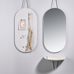 Väggspegel A-Wall Mirror, White, Zone Denmark