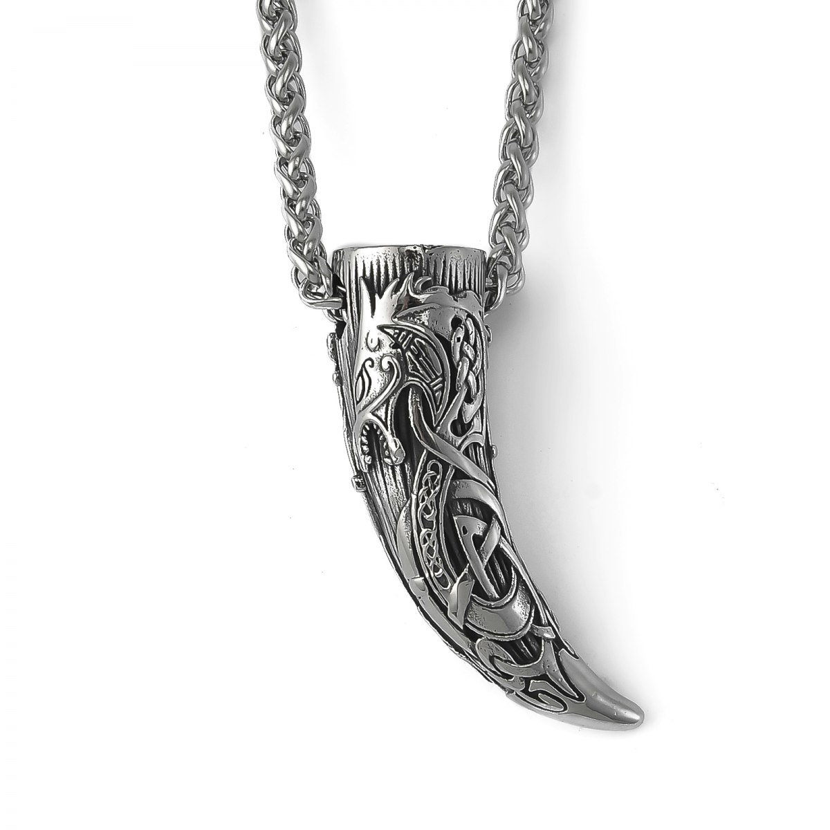 Nydelig utført smykke viking horn