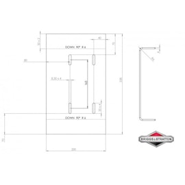 MOTORPLATTA/MOTORFÄSTE BRIGGS&STRATTON MFL.