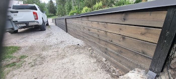 Stolpe, Mur, Plank, Staket "Fackverkskonstruktion"
