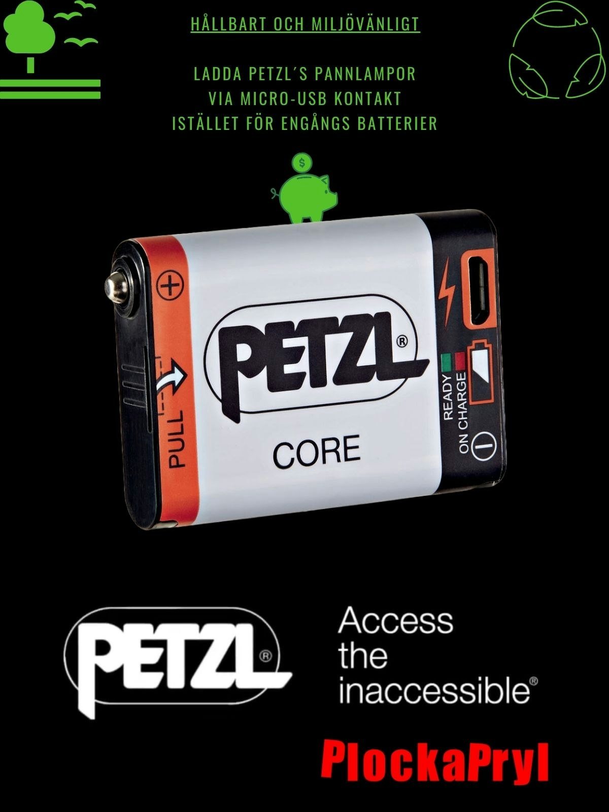 Petzl Core batteri 1250mA