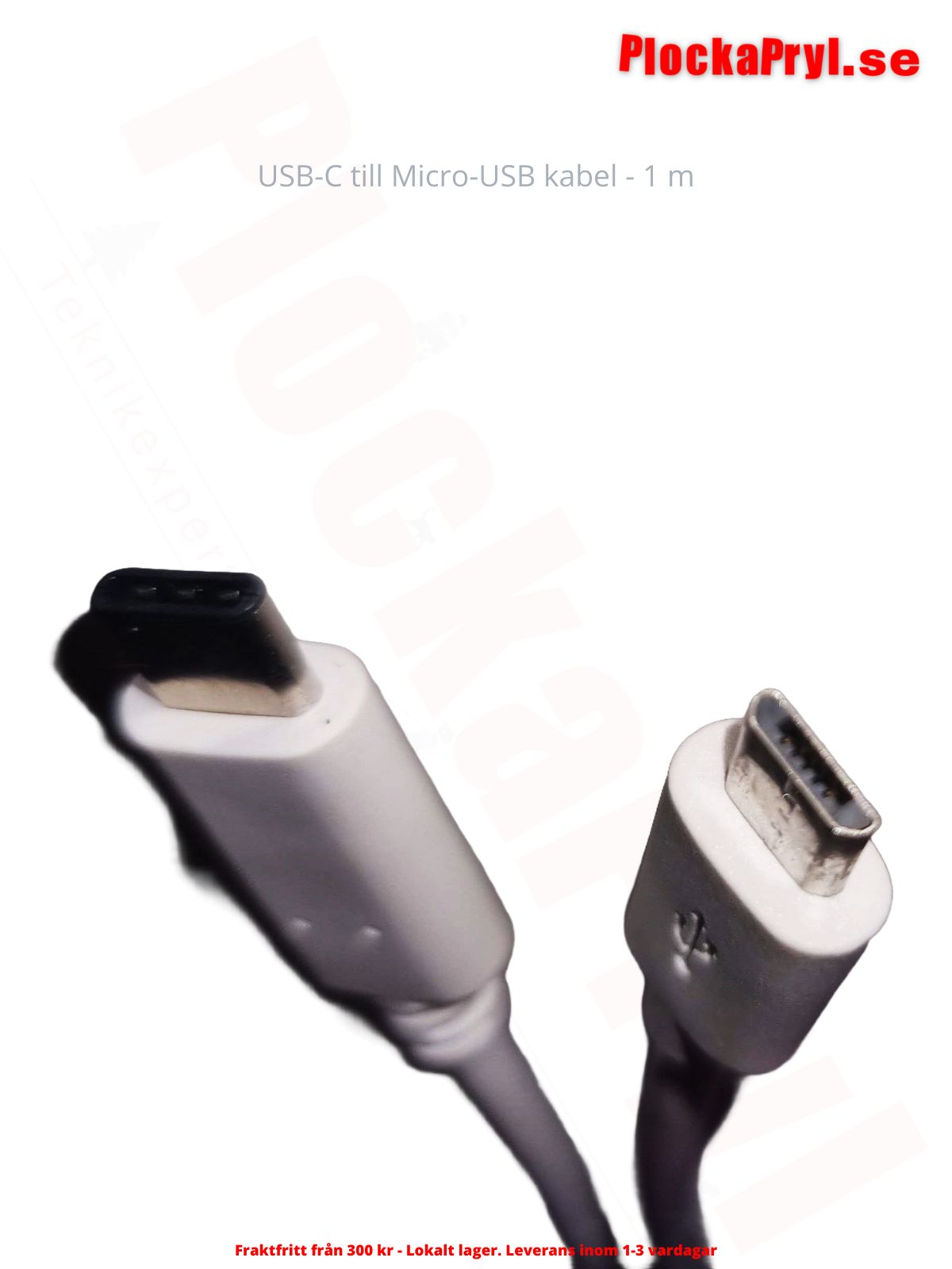 USB-C till Micro-USB - Kabel 1 meter