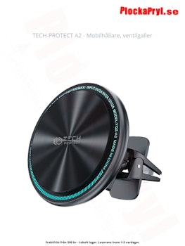 TECH-PROTECT A2 - QI mobilladdare/hållare med MagSafe