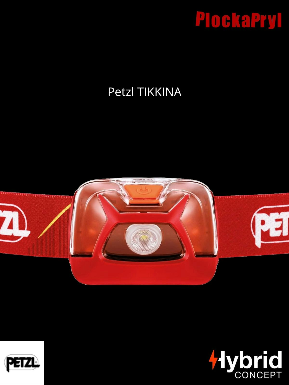 Pannlampa - Petzl TIKKINA 250lm, röd