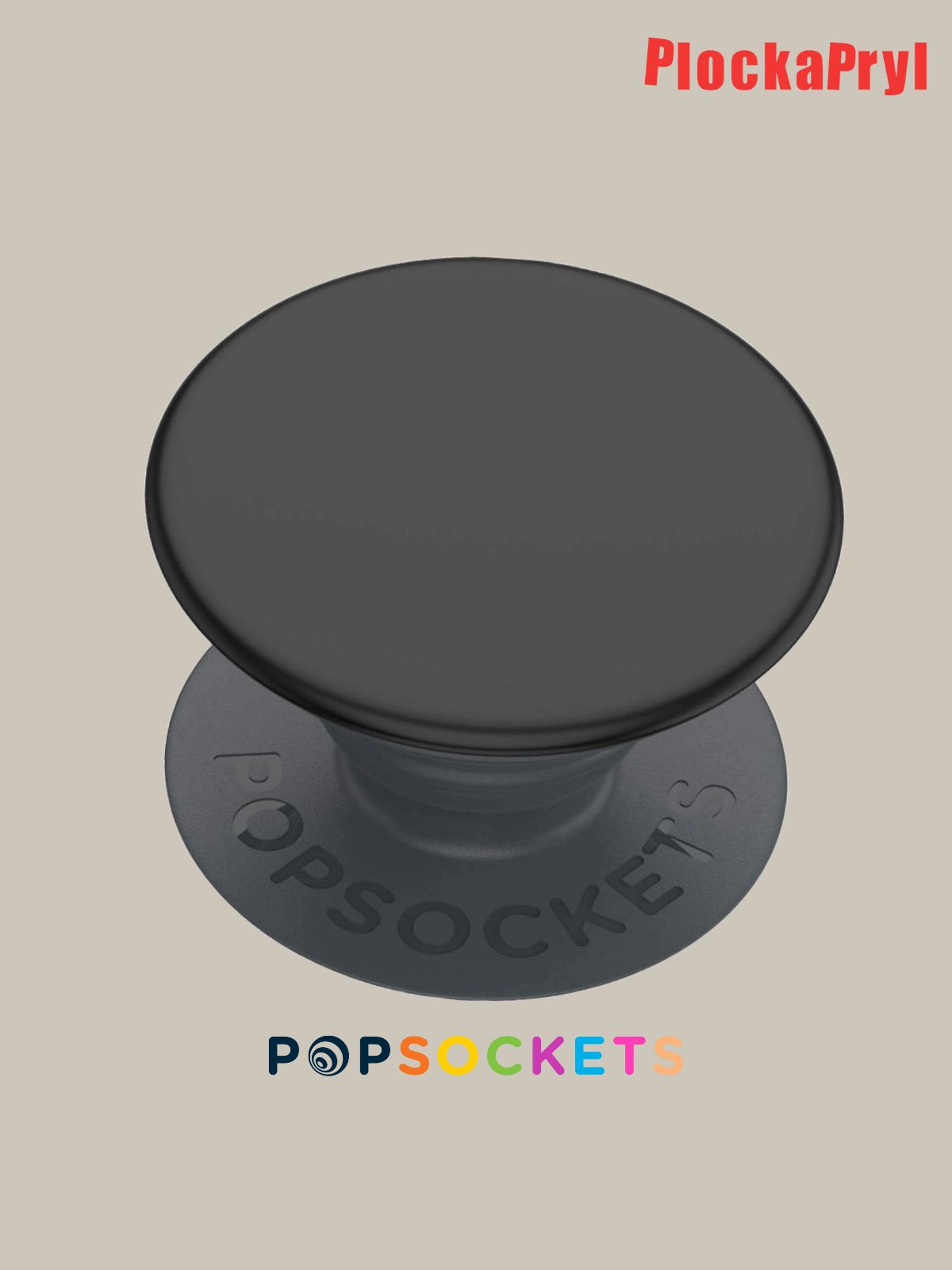 Popsockets PopGrip Basic, svart