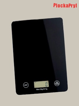 Brevvåg 5kg - Svart