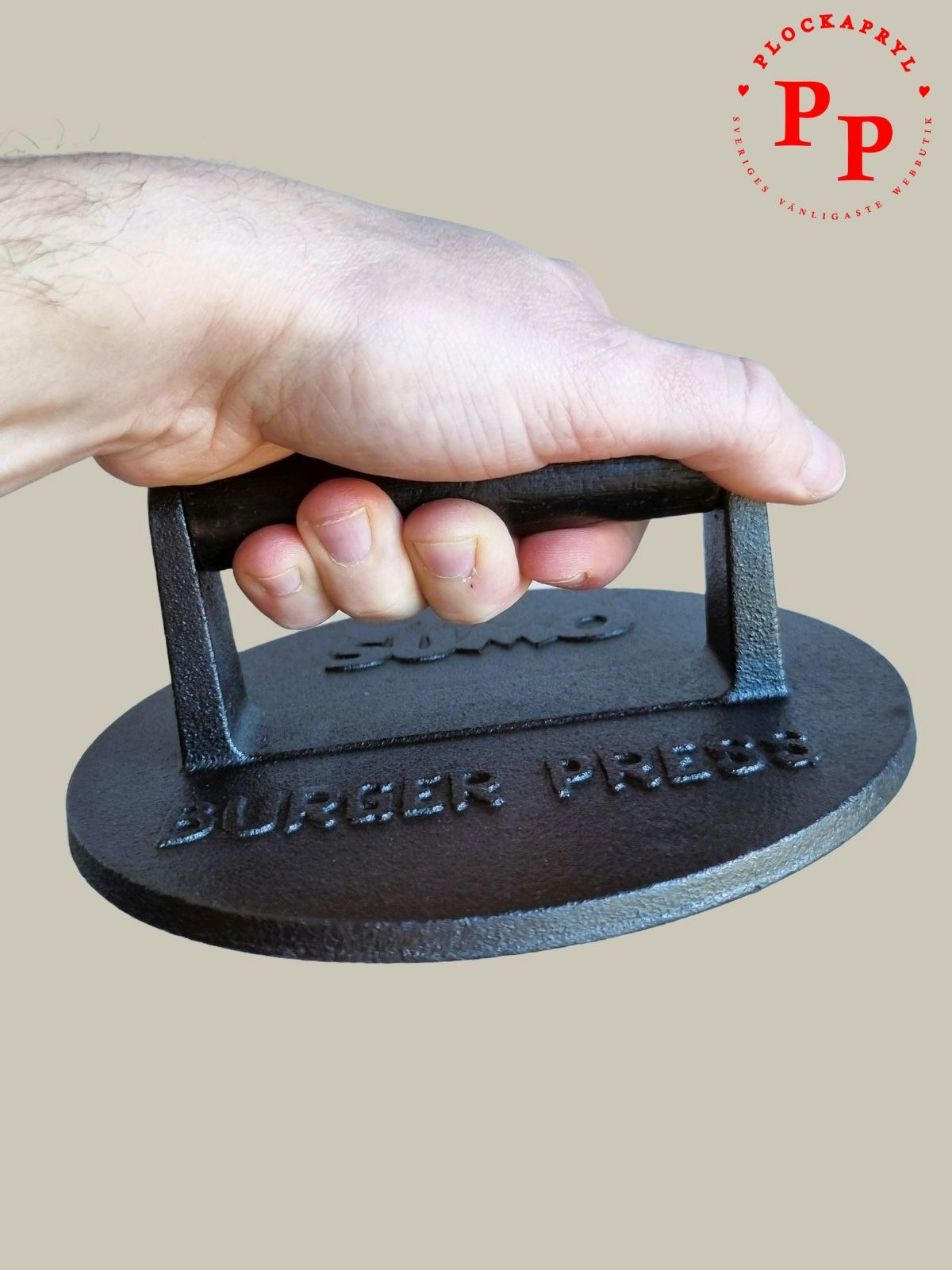 kamado sumo cast iron burger press