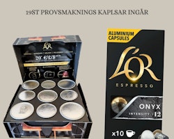 L'OR Barista LM8012 kaffe/espressomaskin, svart