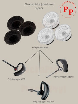 Plantronics Voyager öronkuddar (M)