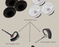 Plantronics Voyager öronkuddar (M)