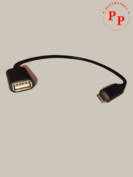 OTG Adapterkabel - USB-C till USB-A (29 cm)
