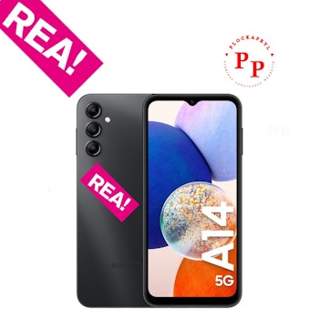 Samsungs Galaxy A14 5G, 64gb, svart (REA)