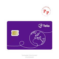 Telia kontantkort - Startpaket med SIM kort