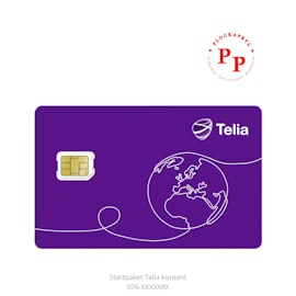 Telia kontantkort - Startpaket med SIM kort