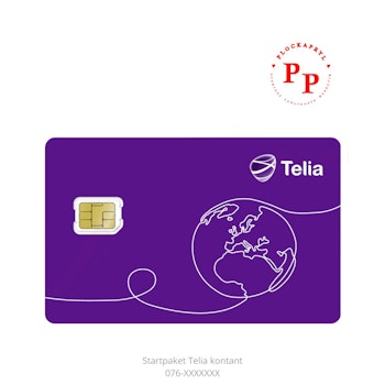 Telia kontantkort - Startpaket med SIM kort
