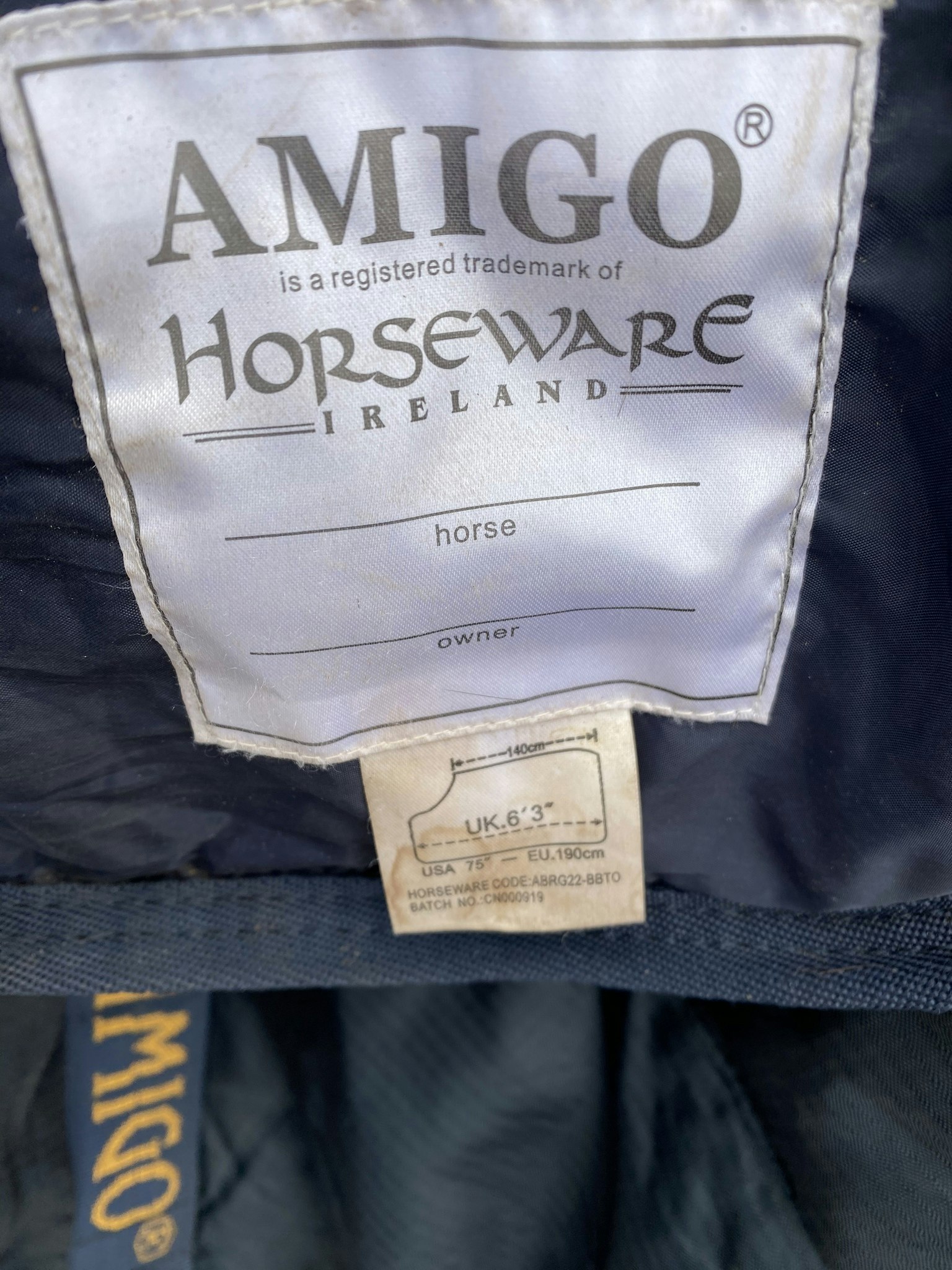 Innetäcke Horsewear Amigo 200g, 145 cm