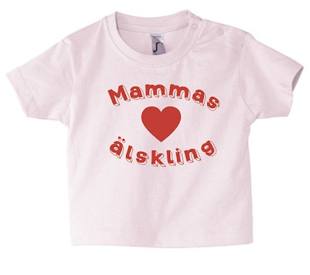 Baby t-shirt Mammas älskling