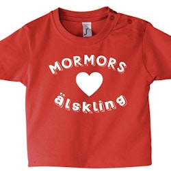 Baby t-shirt Mormors älskling
