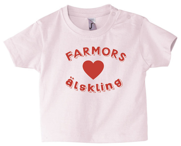 Baby t-shirt Farmors älskling