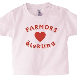 Baby t-shirt Farmors älskling