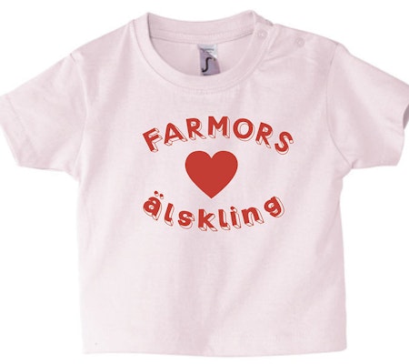 Baby t-shirt Farmors älskling