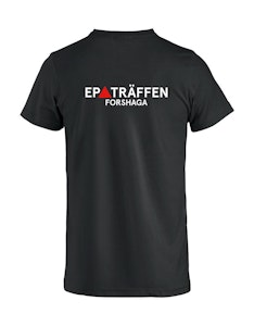 T-shirt Epa-träffen rygg och brösttryck