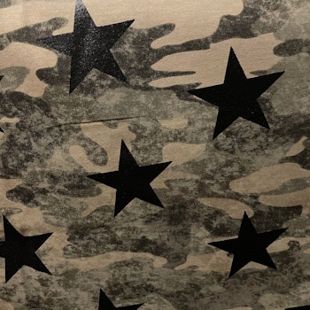 Camo green and stars