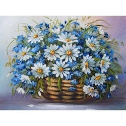 Blue flowers 40*50