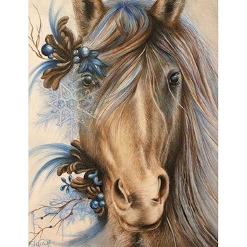 Butterfly horse head 40*50