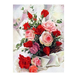 Pink roses 40*50