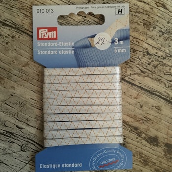 Resår prym vit 5mm x 3m