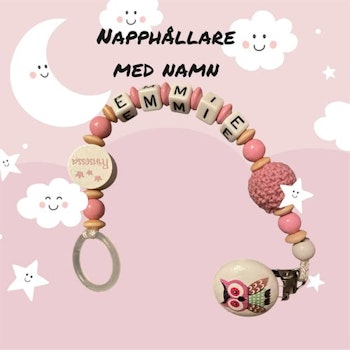 Napphållare med namn