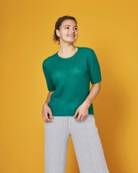 Kroppsnär bluse i vintagesti