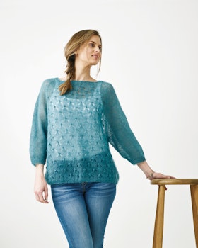 Raglanjumper med bubblor