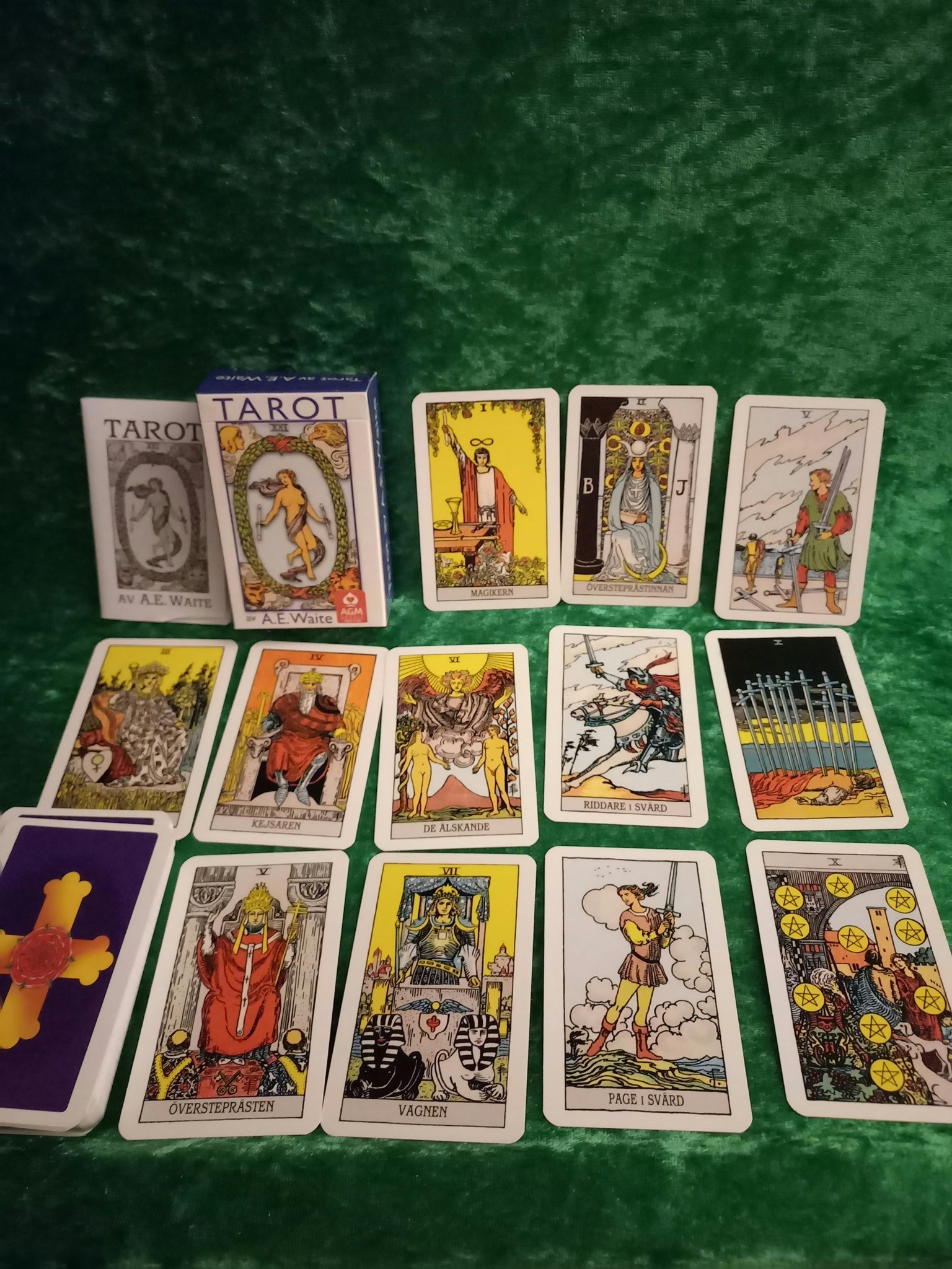 Rider Waite Tarot pocket Svenska