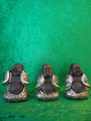 Kinesisk Buddha 3-Pack Speak No See No Hear No Evil