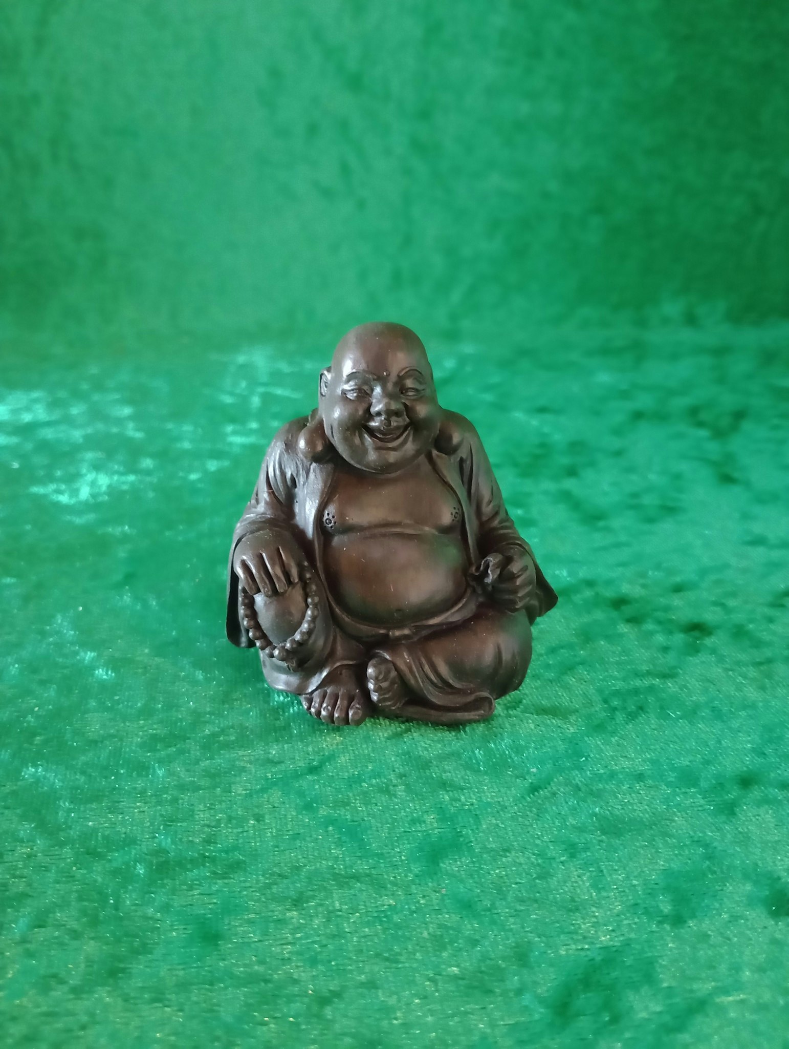 Buddha i Trä Radband