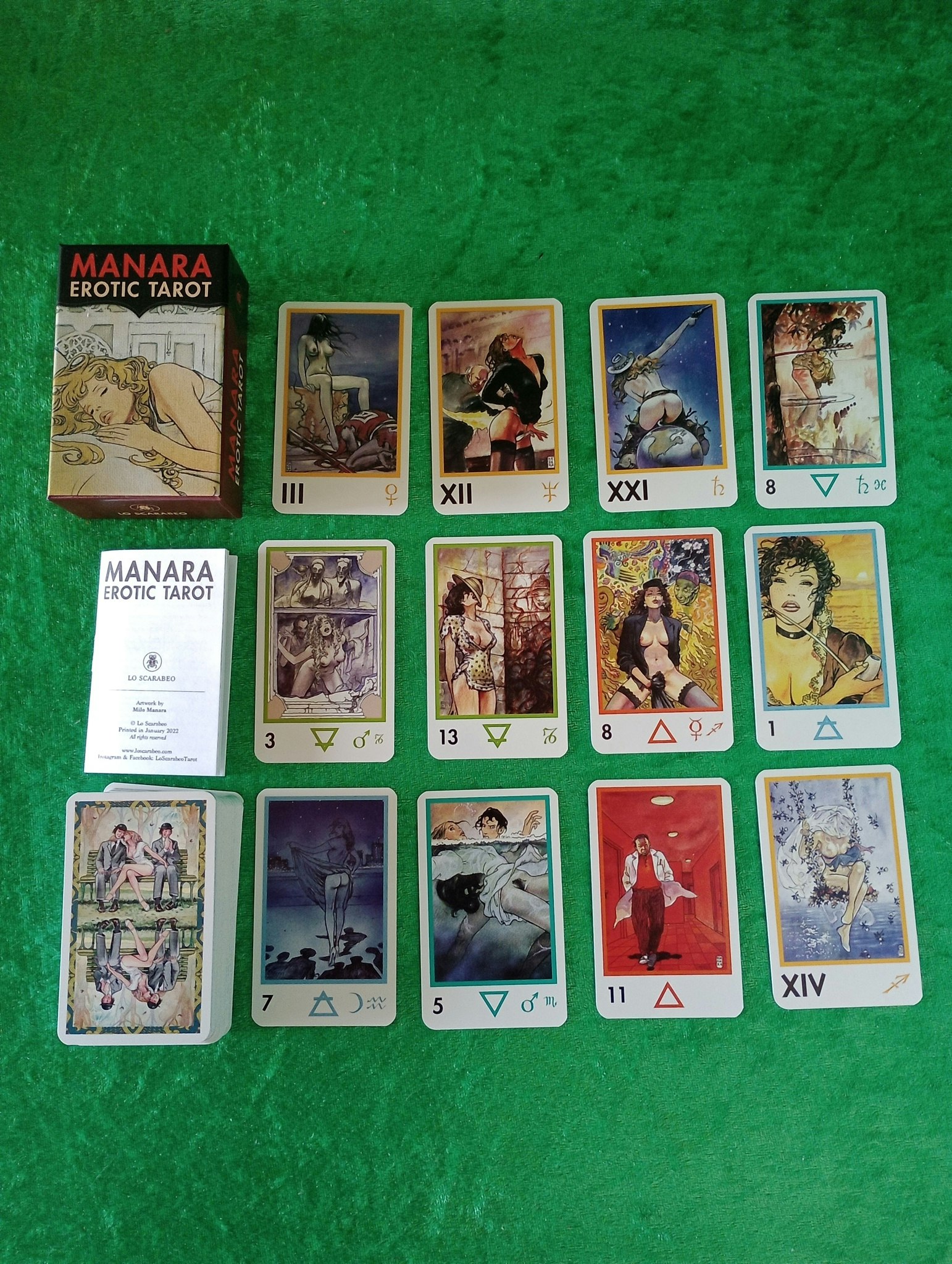 Manara Erotic Tarot Mini