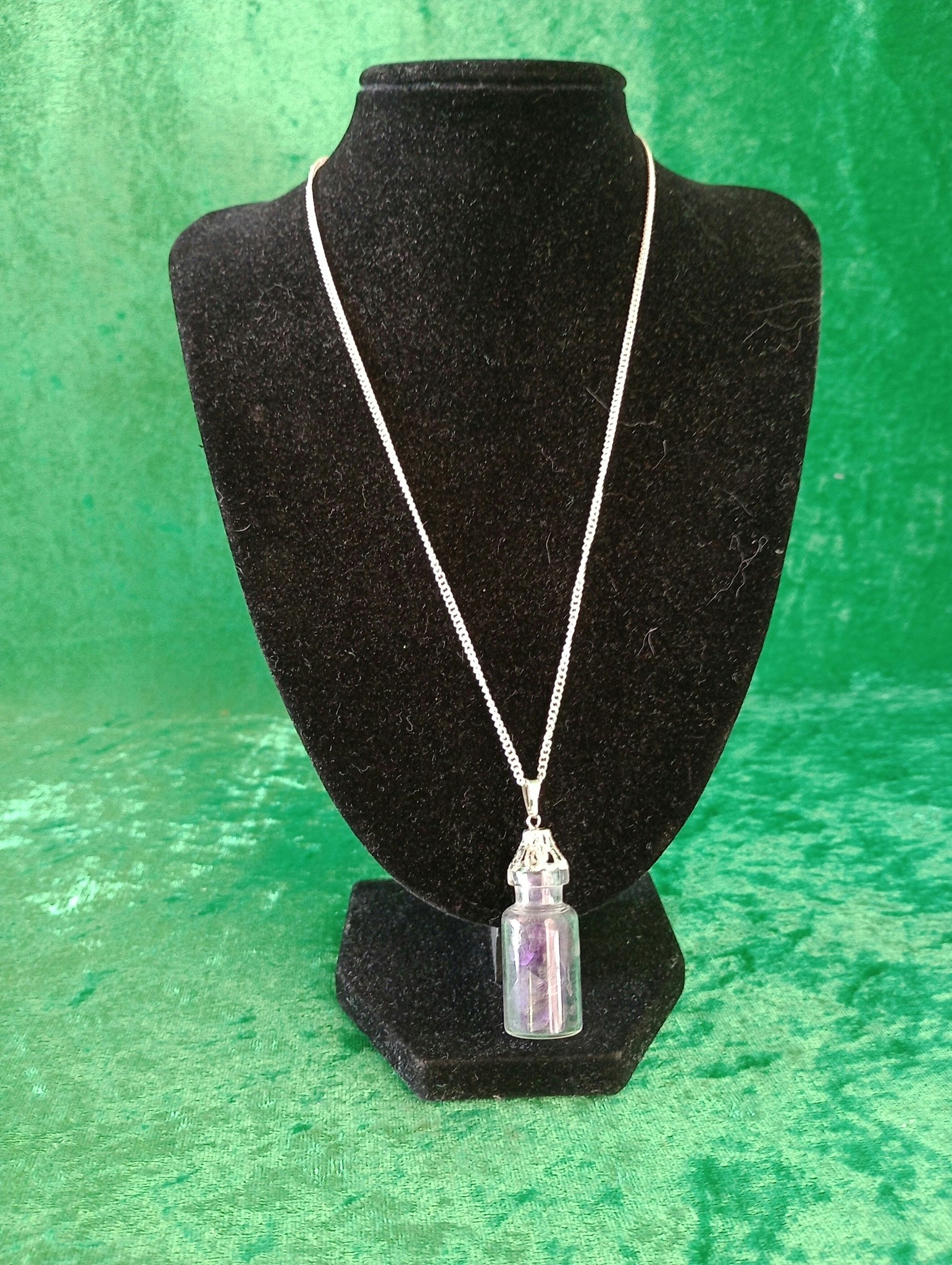 Ametist Flaska Halsband
