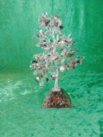 Ädelstensträd med orgonitbas - 320 stenar - Mossagat