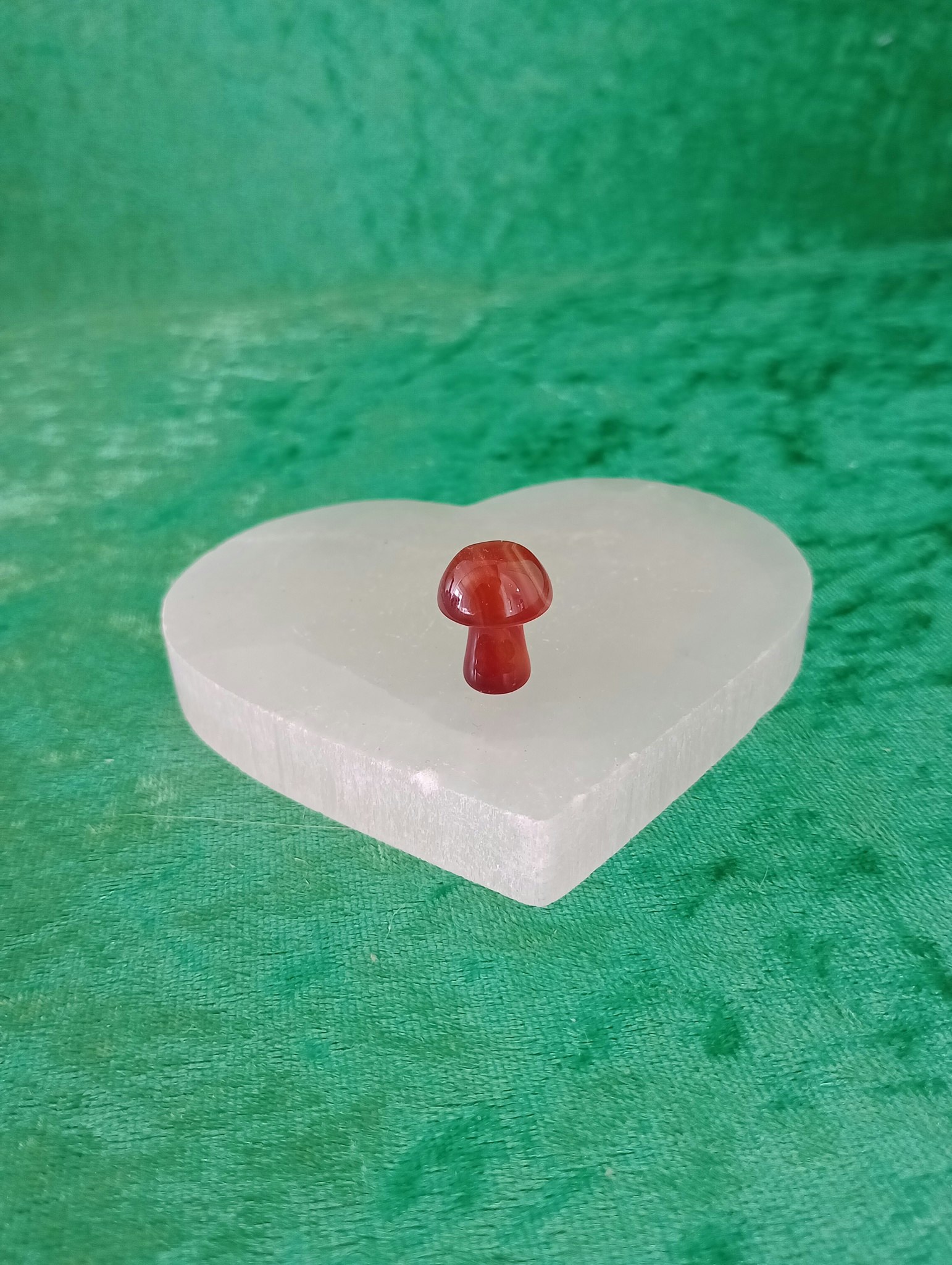 Röd Jaspis mini Svamp