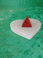 Röd sandsten (Guldsten) mini Pyramid