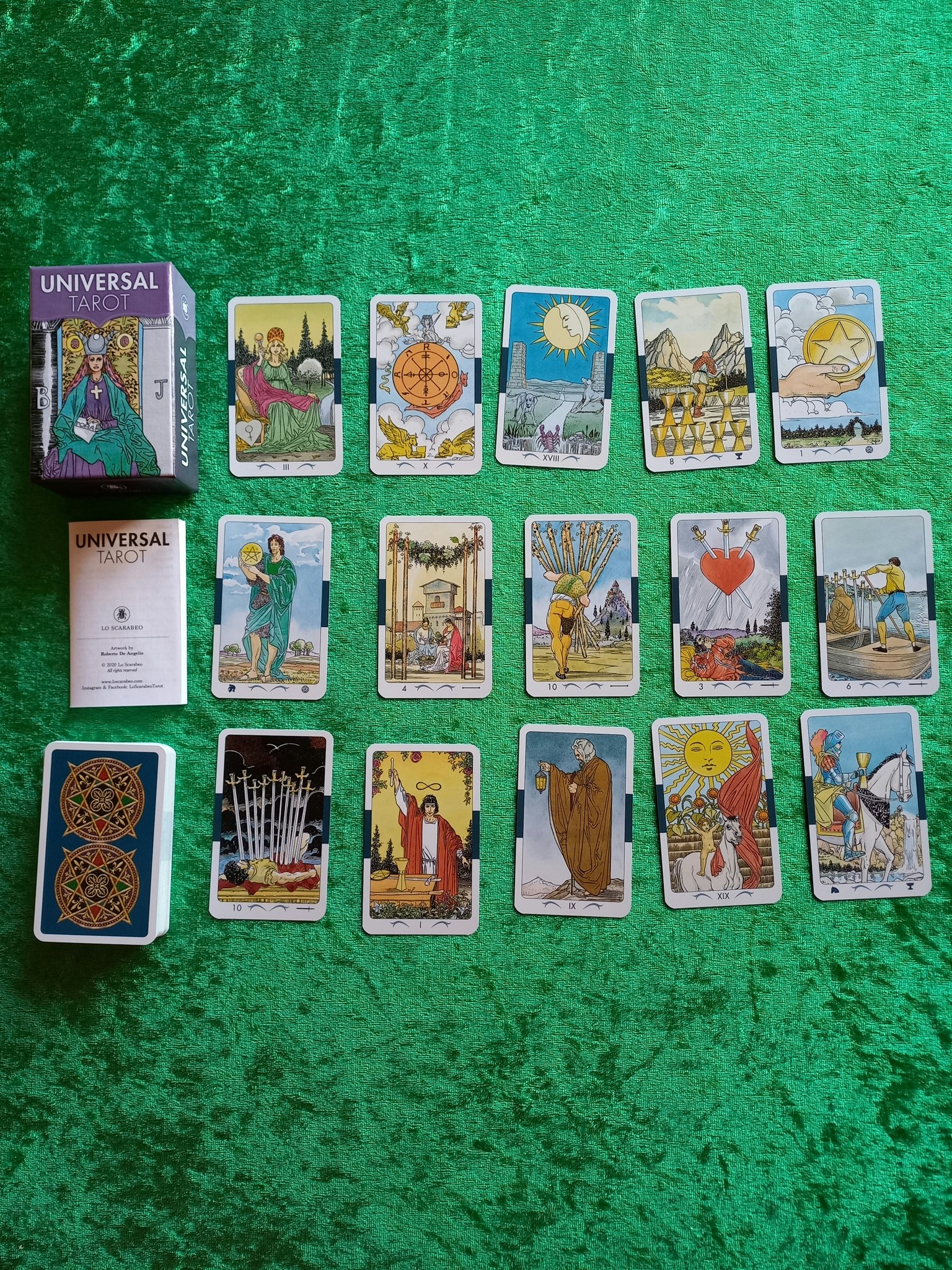 Universal Tarot Mini Engelska