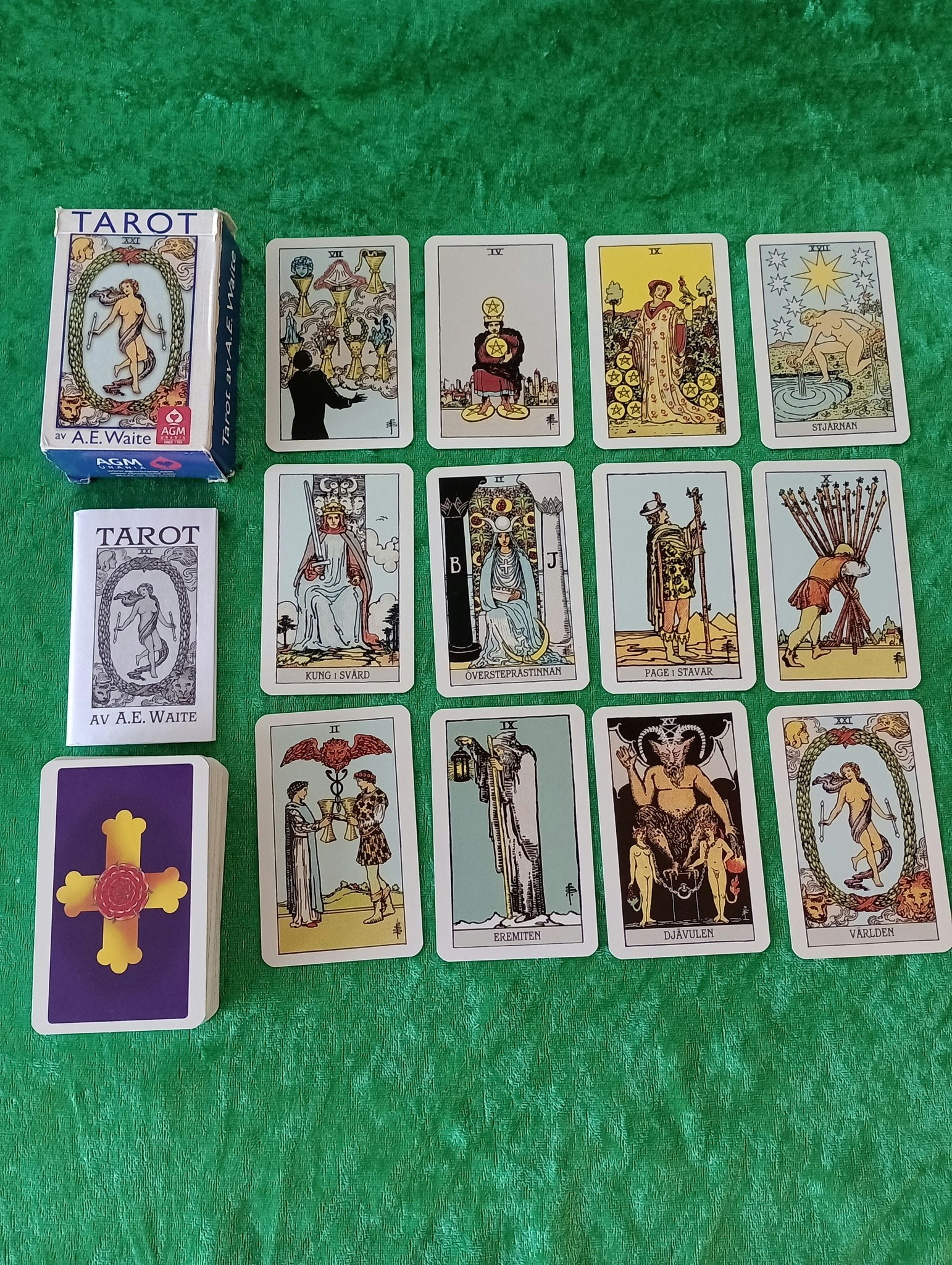 Rider waite Tarot Pocket svensk
