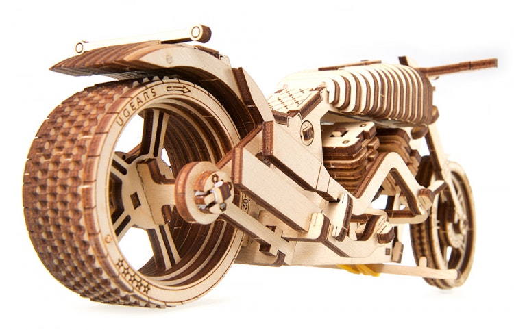 Ugears - Motorcykel VM-02 - Byggsats i trä