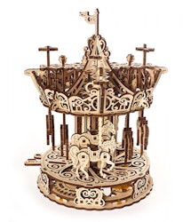 Ugears - Mekanisk karusell - Byggsats i trä