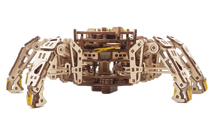 Ugears - Hexapod Explorer - Byggsats i trä