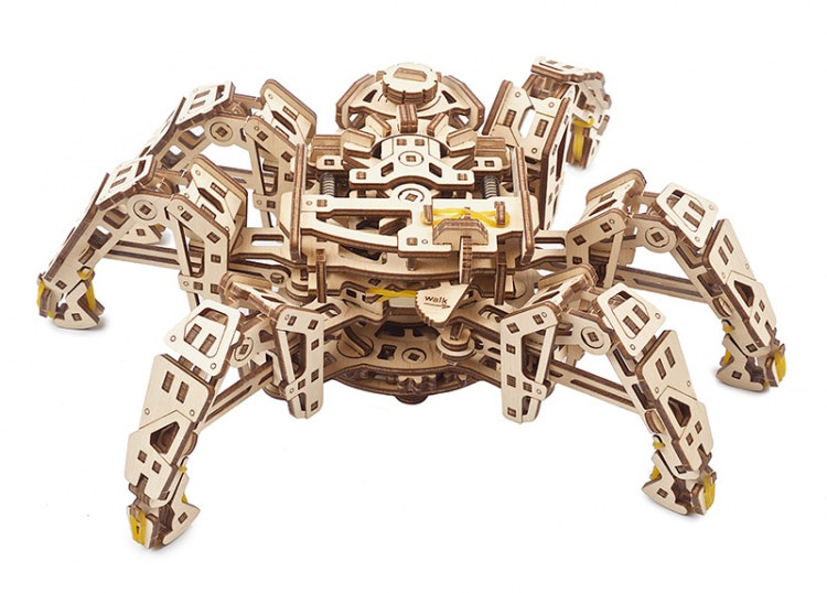 Ugears - Hexapod Explorer - Byggsats i trä