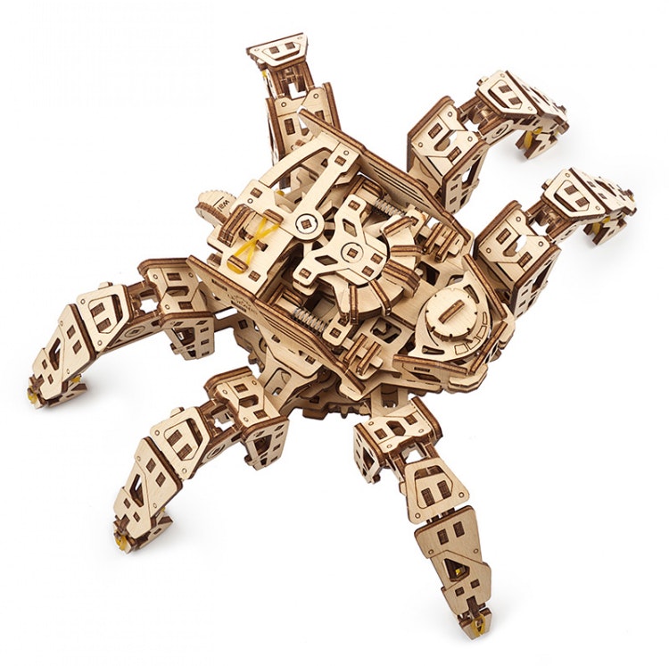 Ugears - Hexapod Explorer - Byggsats i trä