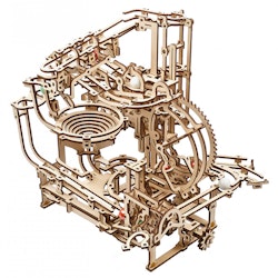 Ugears - Marble Run Stepped Hoist - Byggsats i trä